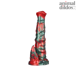 Bowen Realistic Dildo, Black Flame Design