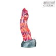 Curved Draconic Ribbed Pleasure Dildo