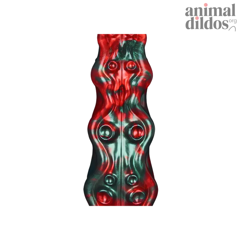 Cyril Hellfire Dildo, Red & Black