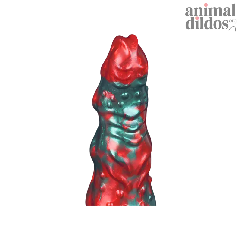 Cyril Hellfire Dildo, Red & Black