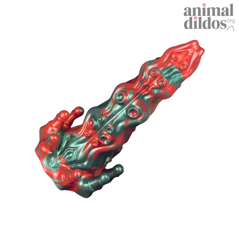 Cyril Hellfire Dildo, Red & Black