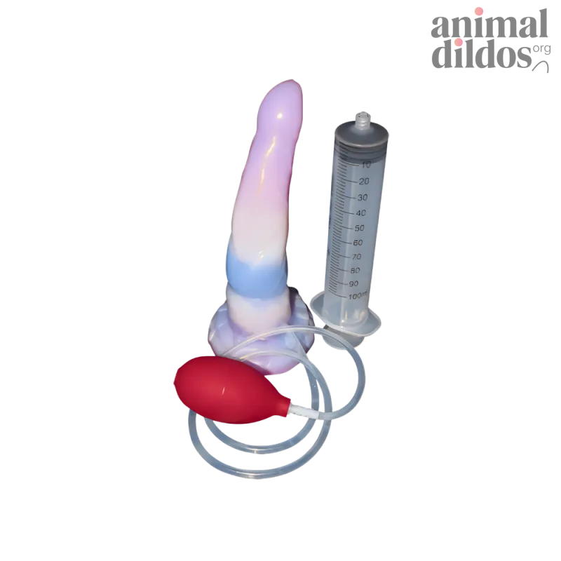 Juno's Ejaculating Canine Dildo
