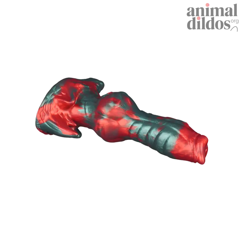 Premium Gerald Dildo, Hellfire Texture