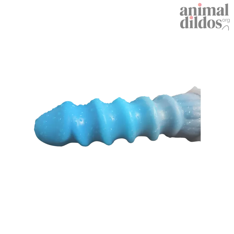 Silicone Spiral Pattern Macaron Dildo