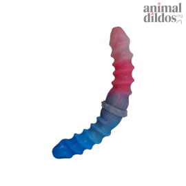 Silicone Spiral Pattern Macaron Dildo