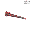 Textured Joseph Tentacle, Hellfire Red